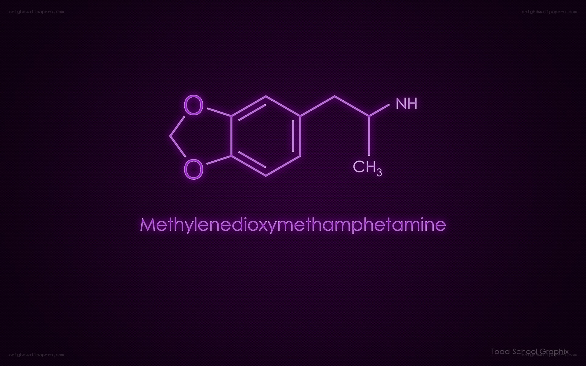 Methylenedioxymethamphetamine molecule