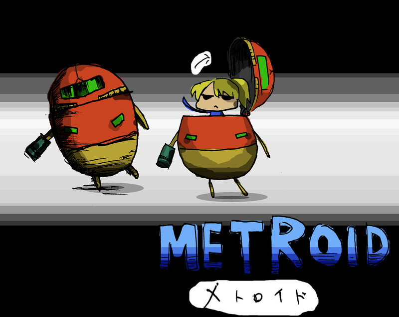 Metroid character art