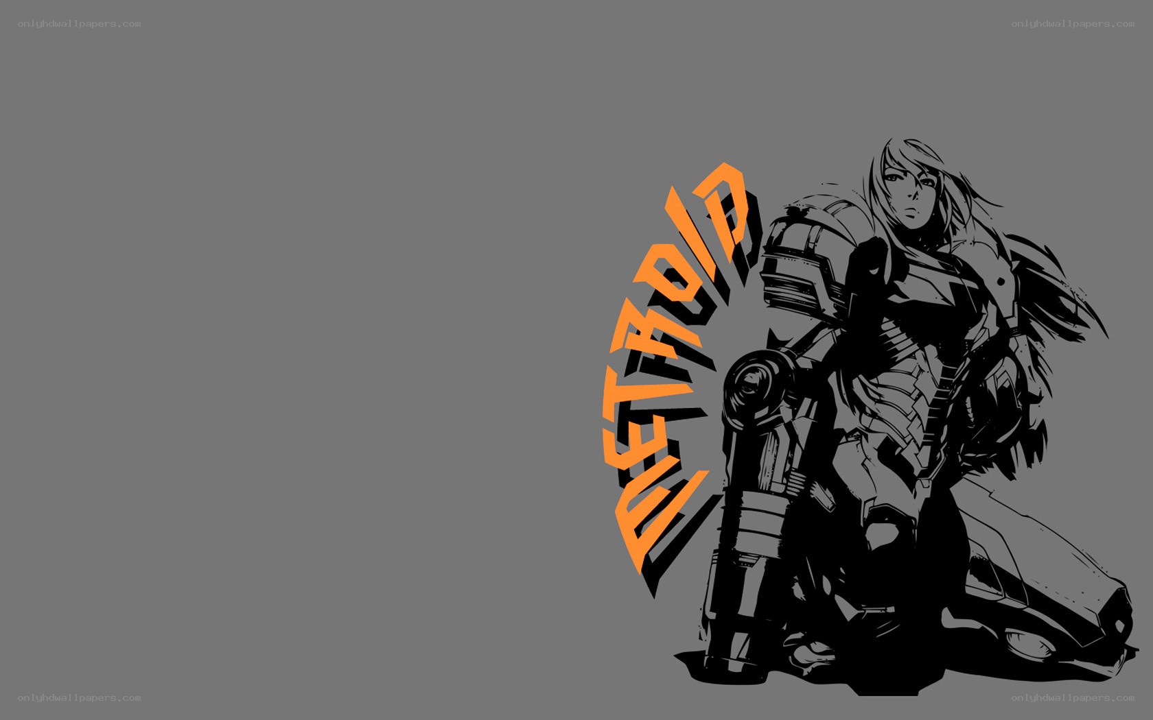 Metroid character illustration