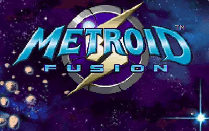 Metroid Fusion title screen