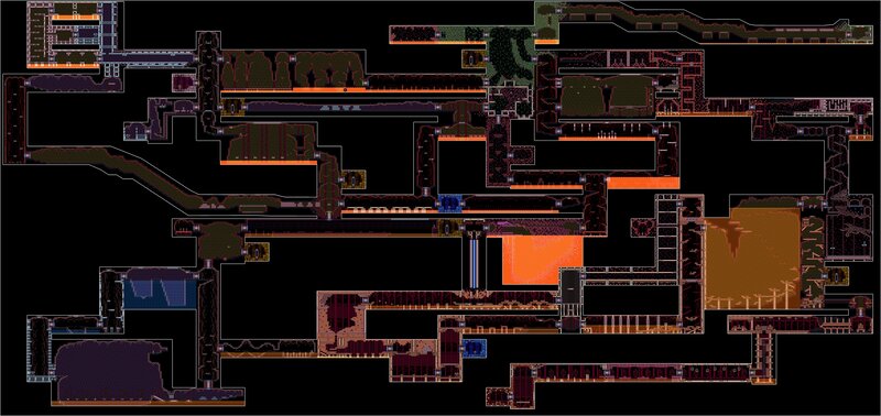 Metroid map layout