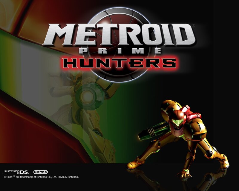 Metroid Prime Hunters title art
