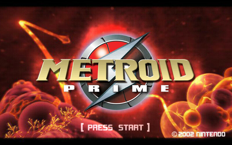 Metroid Prime title screen