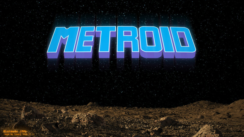 METROID Title on Alien Surface