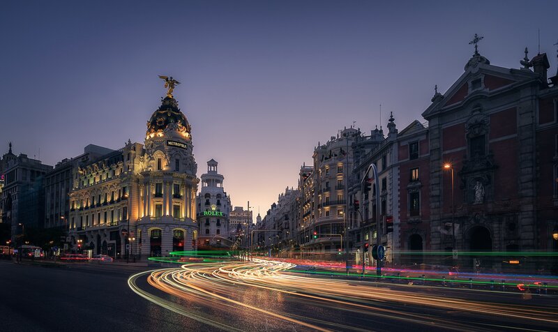 Metropol Building at Dusk