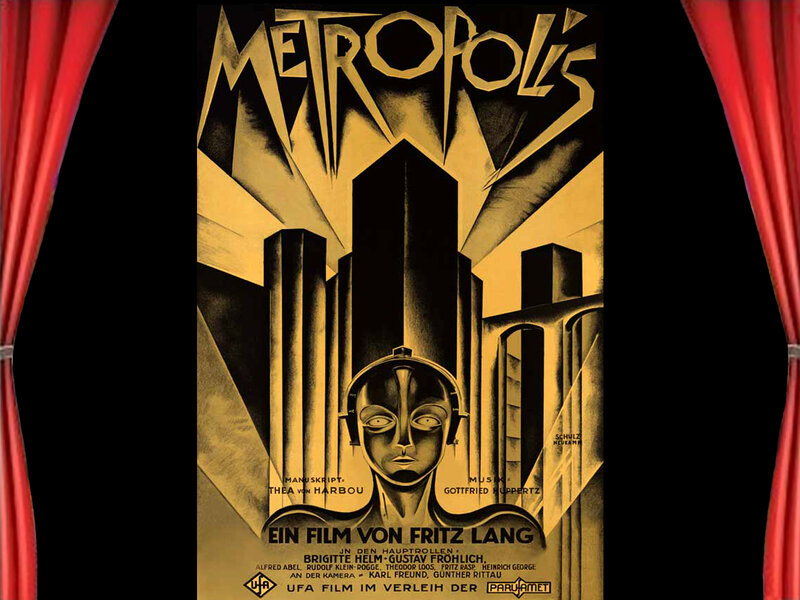 Metropolis Movie Poster — Black