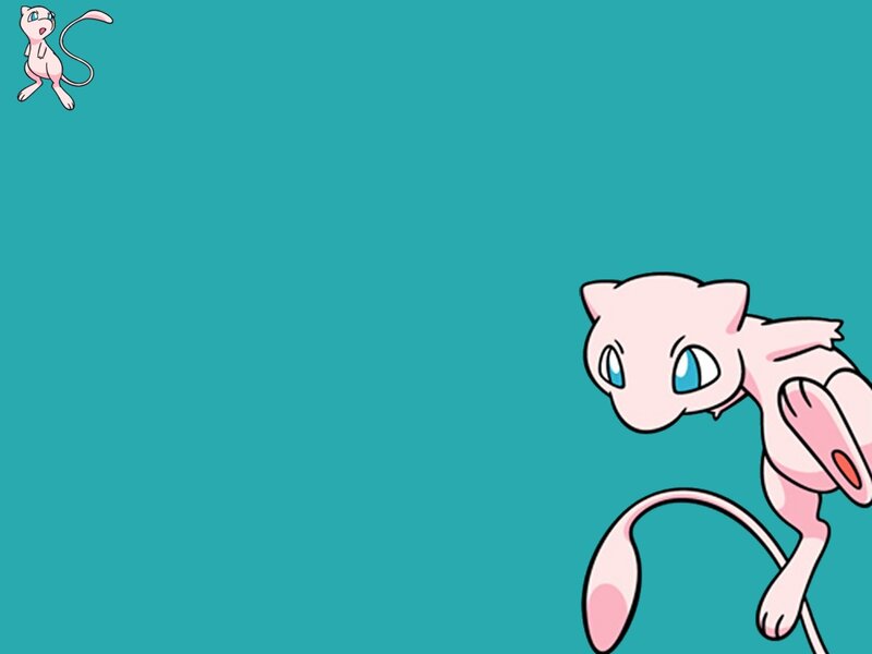 Mew and Mewtwo characters