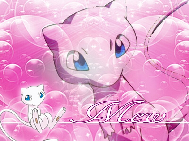 Mew and Mewtwo