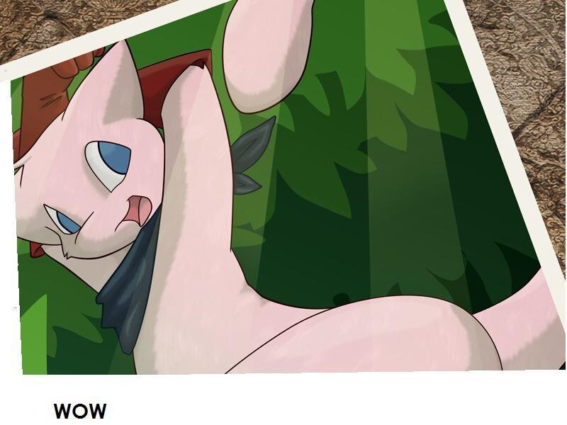 Mew in the forest