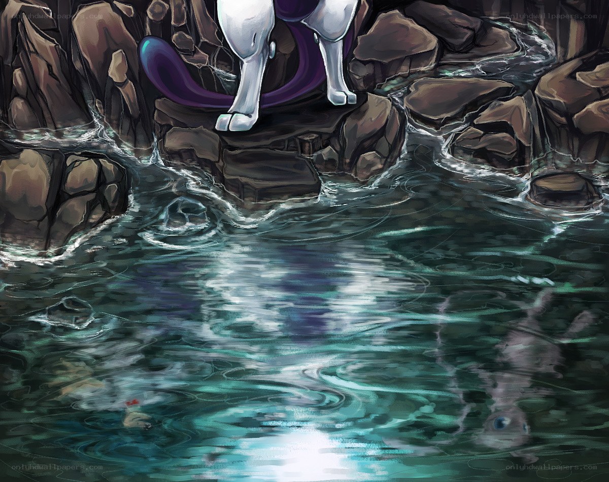 Mewtwo by the water