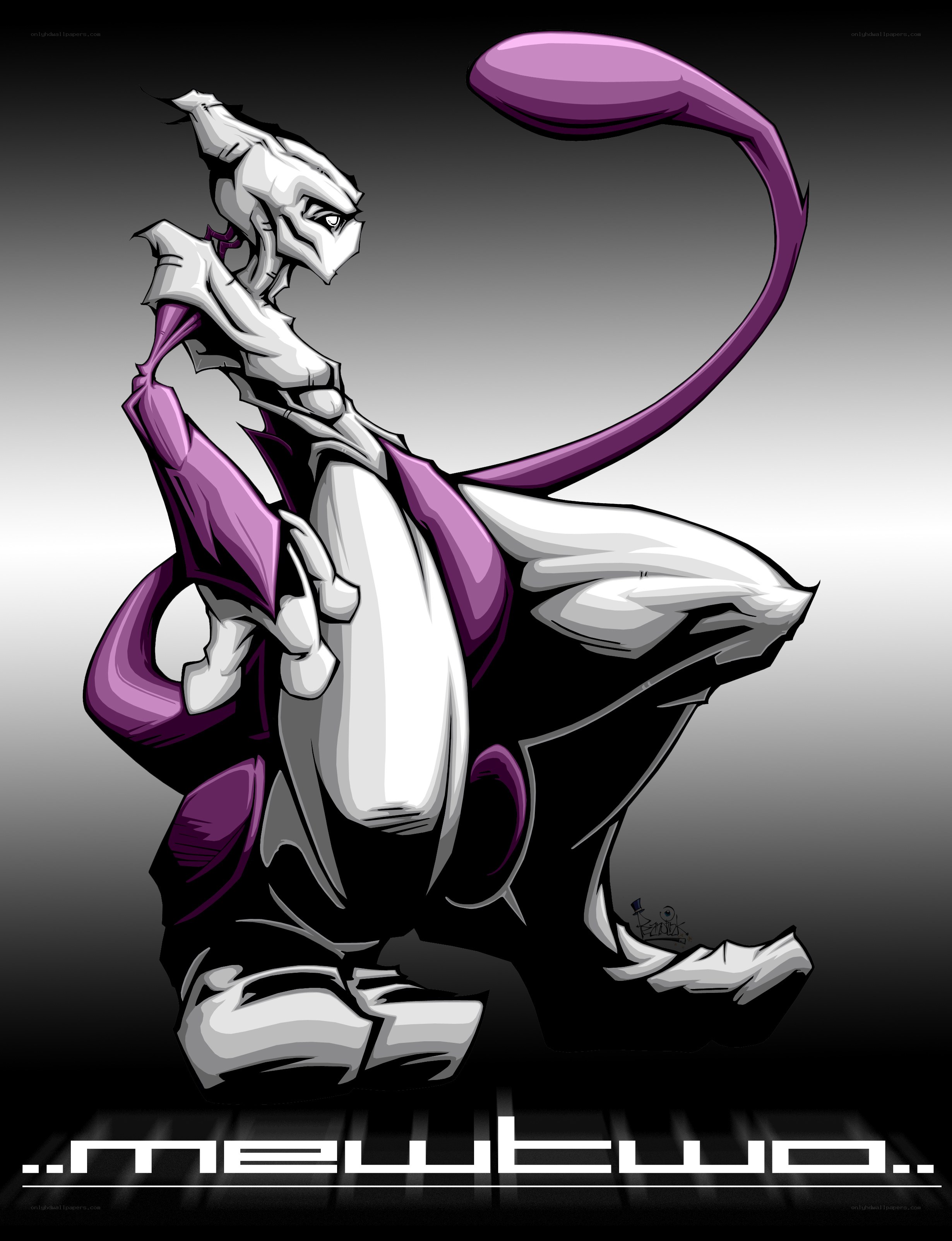 Mewtwo character art