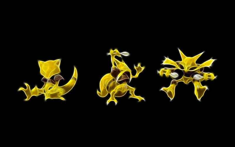 Mewtwo Evolution Line — Yellow