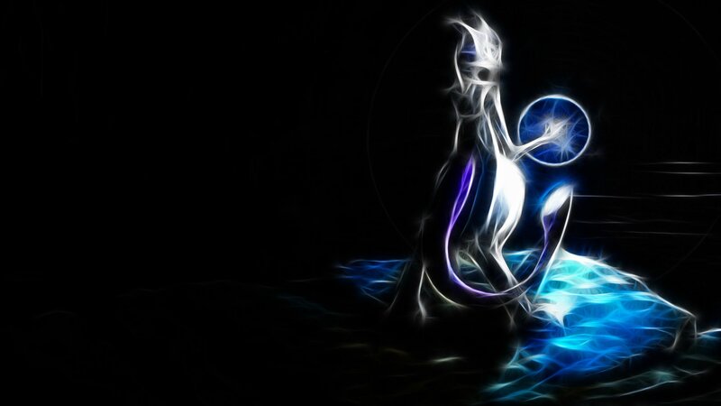 Mewtwo Glowing Figure — Blue