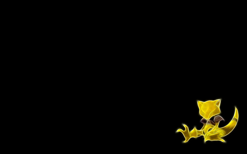 Mewtwo glowing yellow