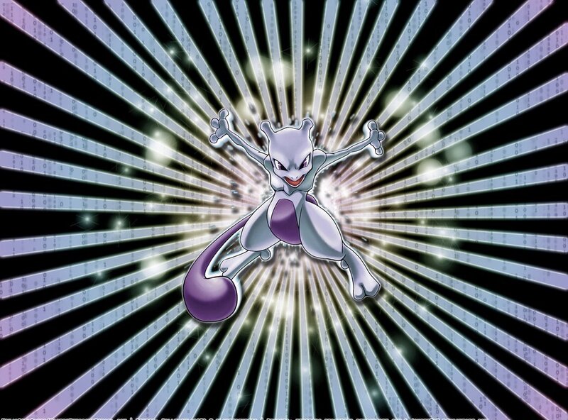 Mewtwo in a digital burst