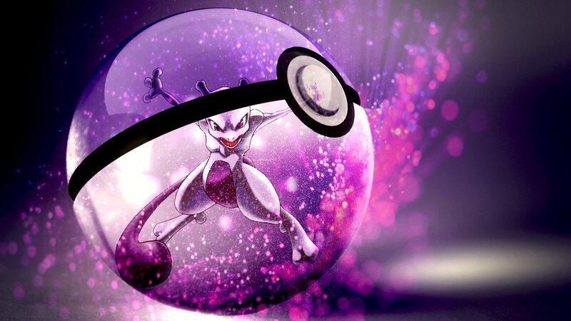 Mewtwo in a Poké Ball