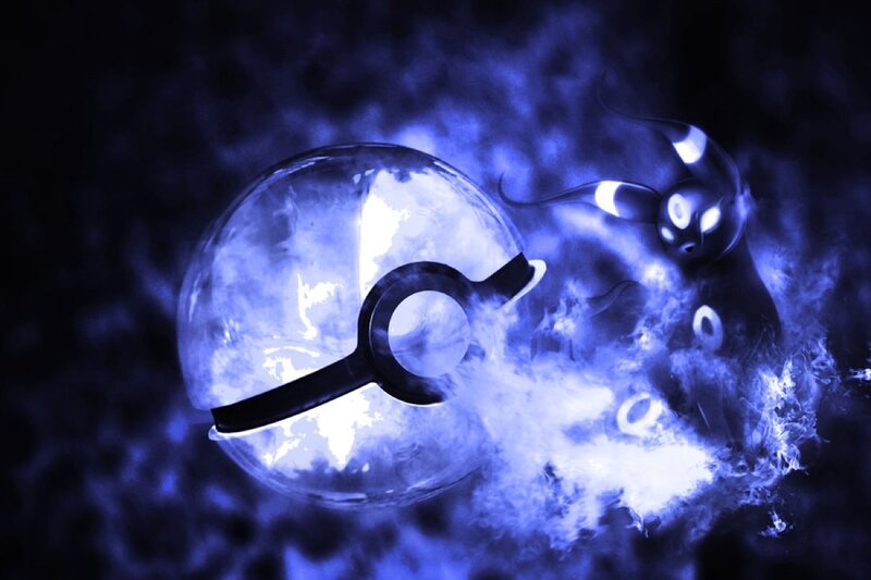 Mewtwo in a Poké Ball — Blue
