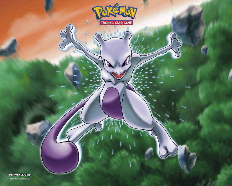 Mewtwo in Motion — Green
