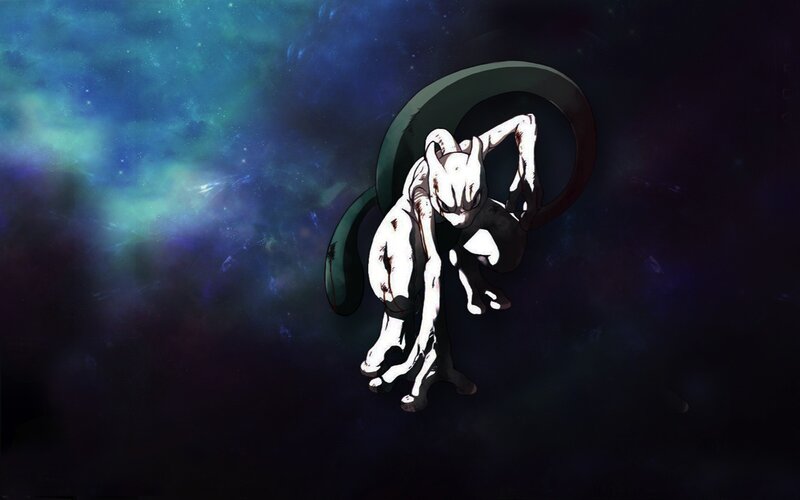 Mewtwo in Space — Blue