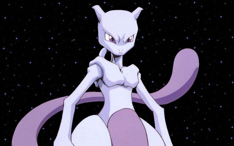Mewtwo in Space — White