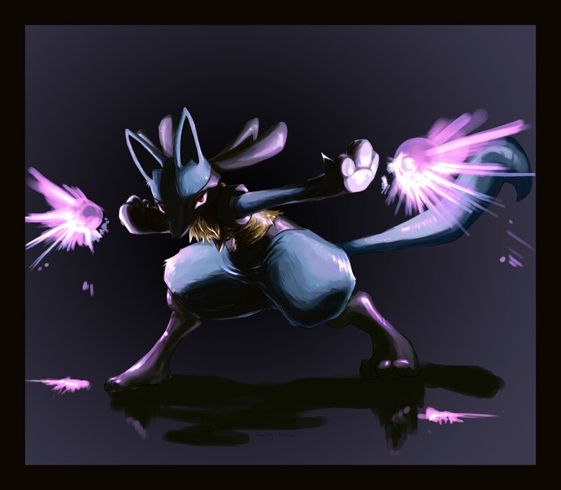 Mewtwo using psychic powers