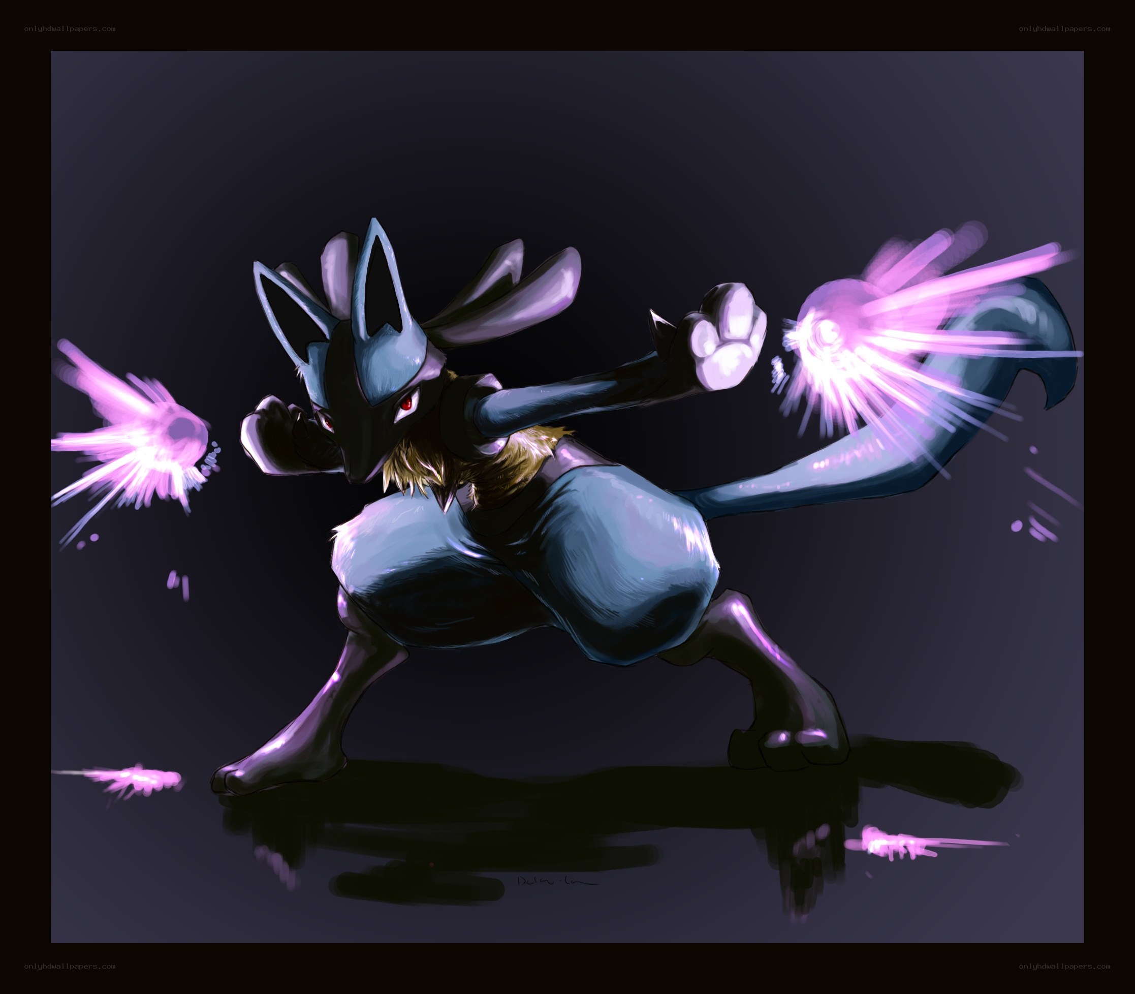 Mewtwo using psychic powers