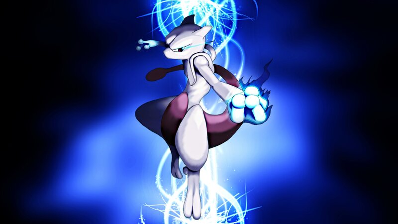 Mewtwo with Glowing Energy