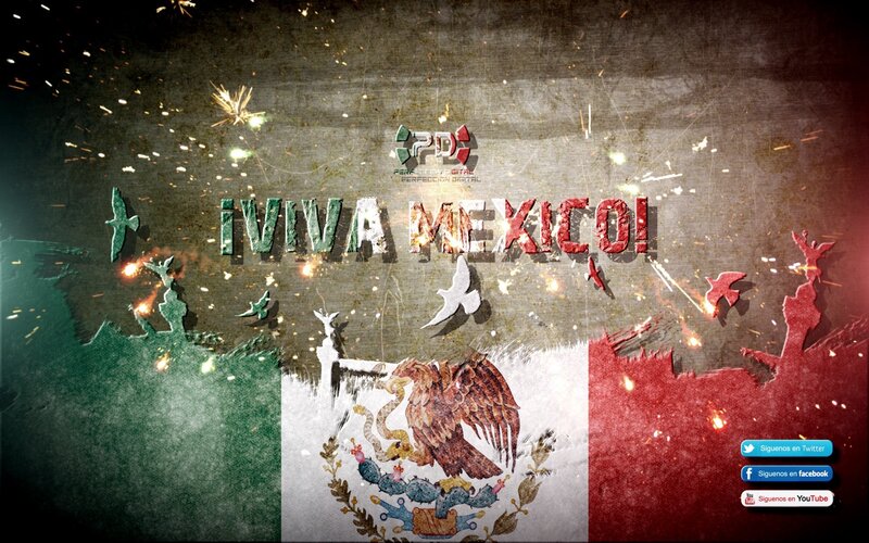 Mexican Flag with Eagle — Green, Patriotic, Night