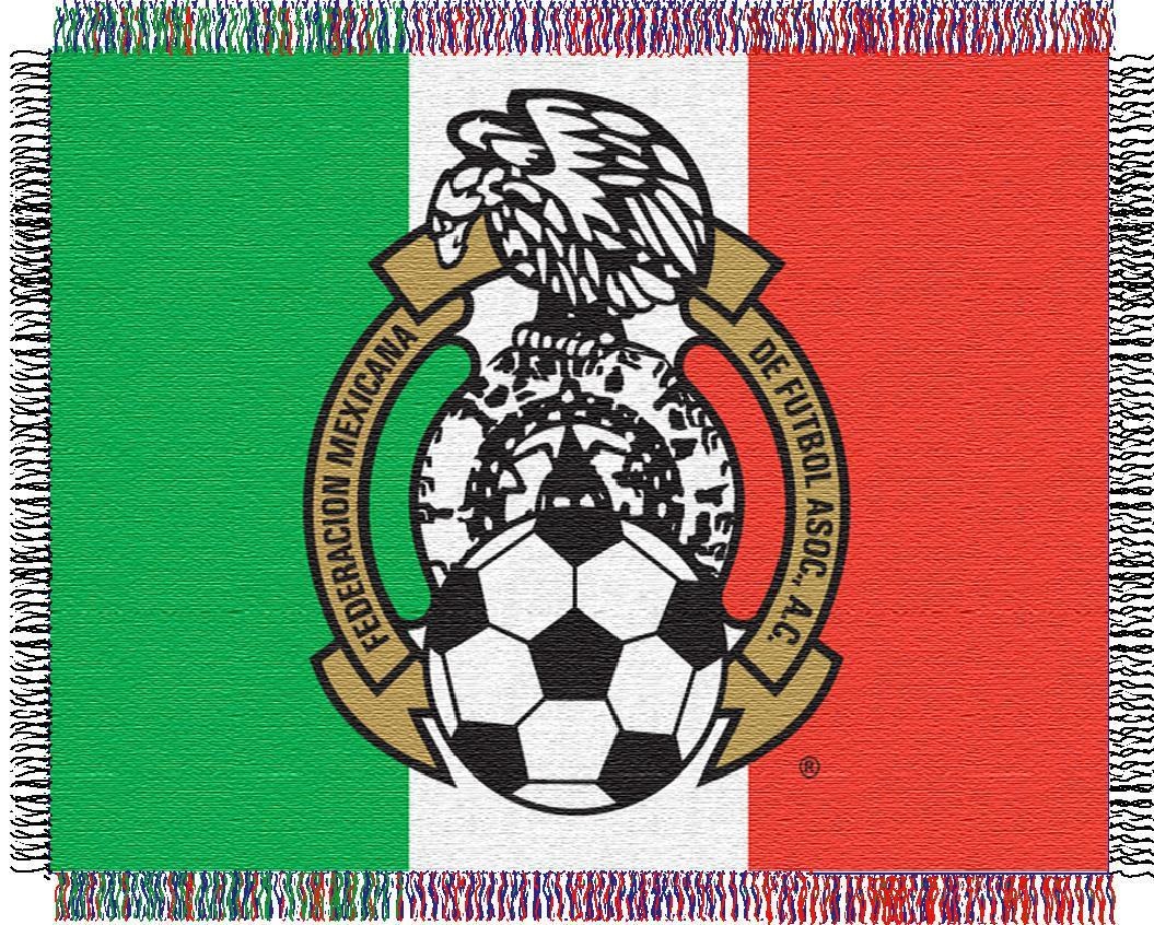 Mexican football flag blanket