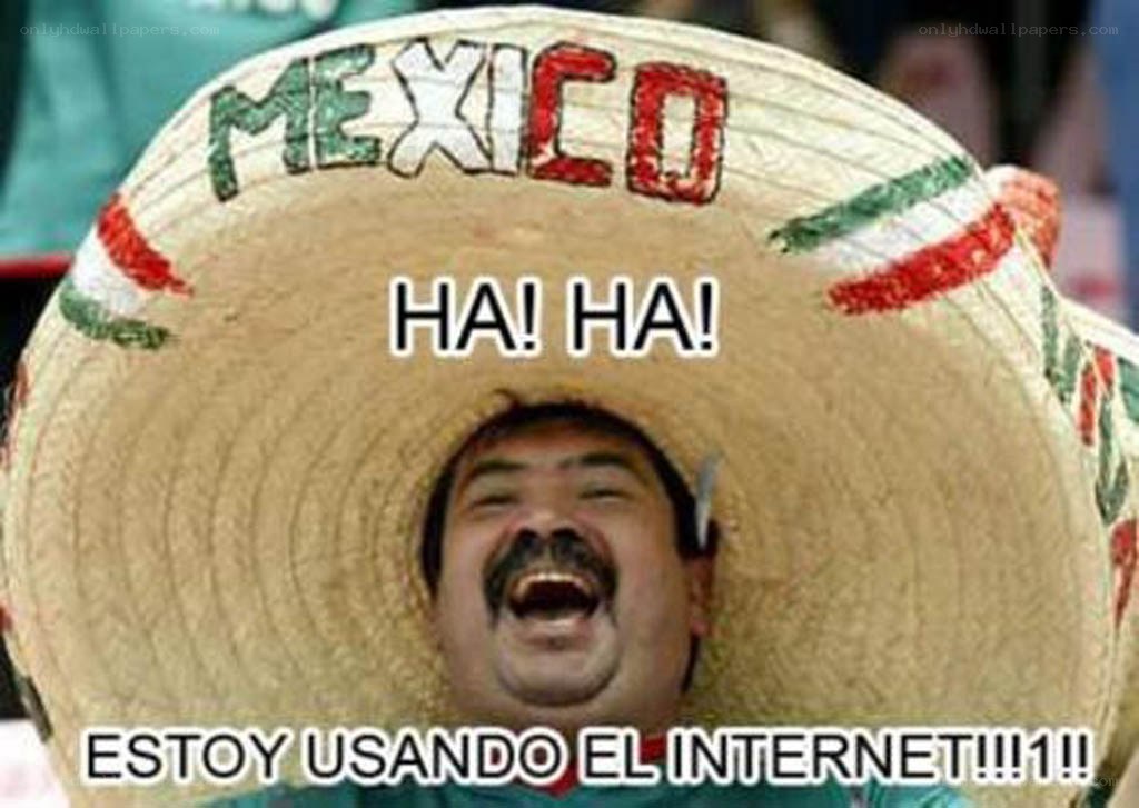 Mexican man laughing