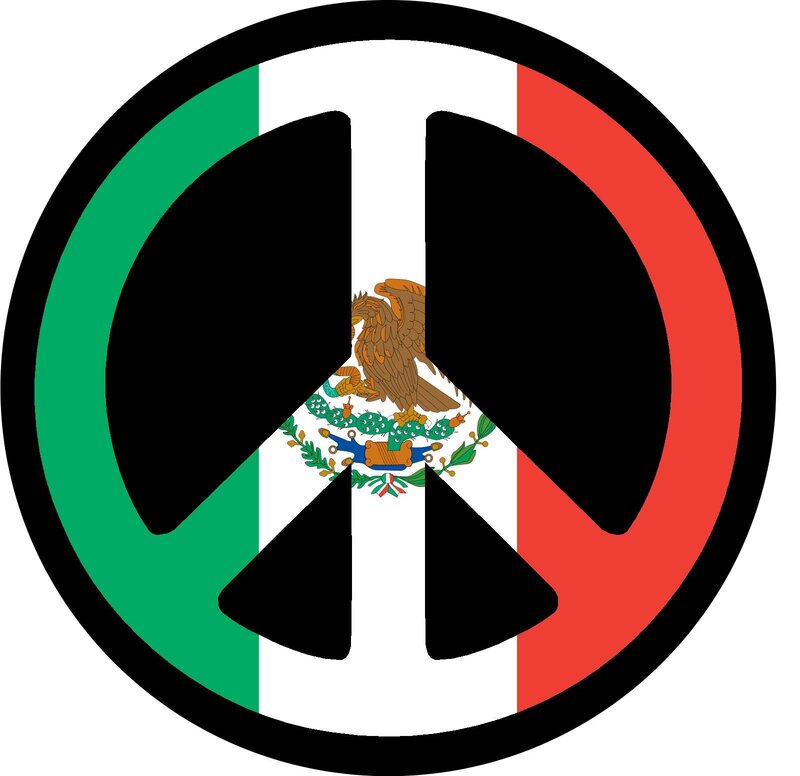 Mexican peace symbol