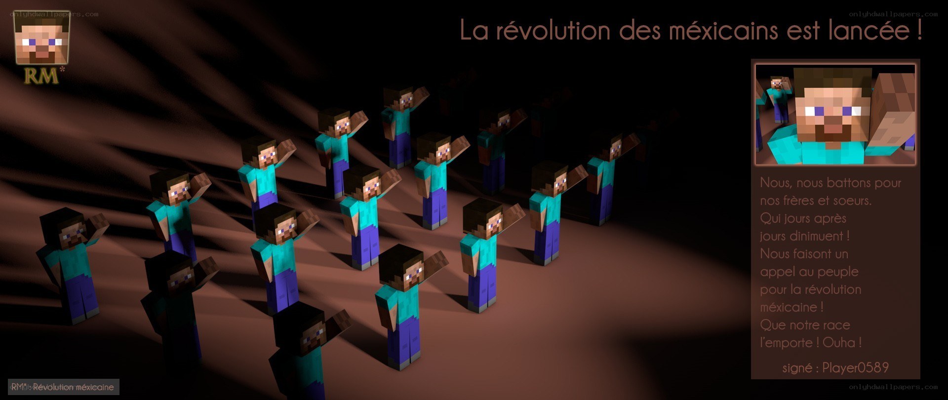 Mexican Revolution in Minecraft