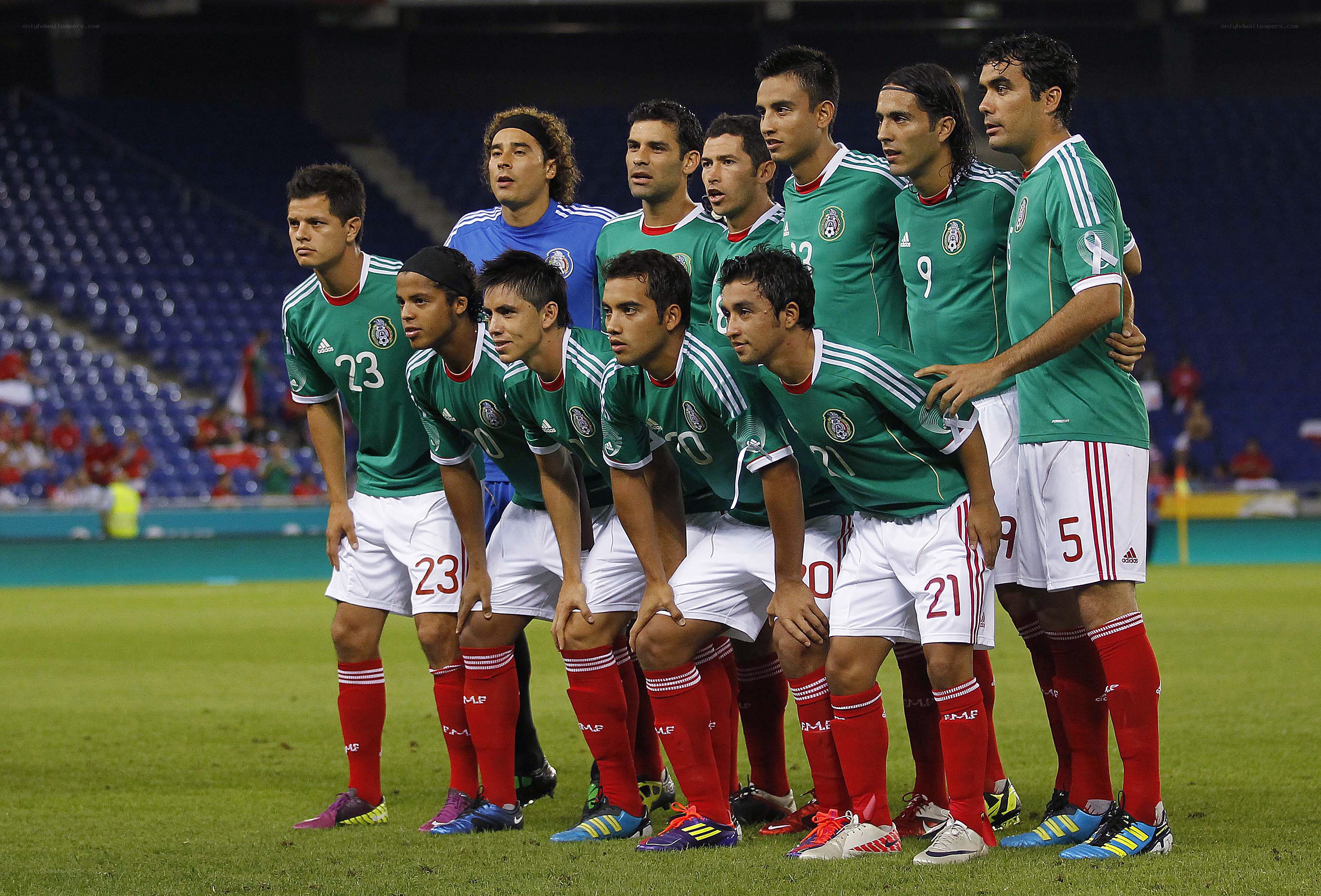 Mexican soccer team lineup
