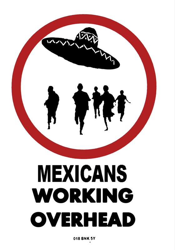 Mexicans Working Overhead