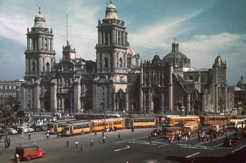 Mexico City Cathedral and Zocalo