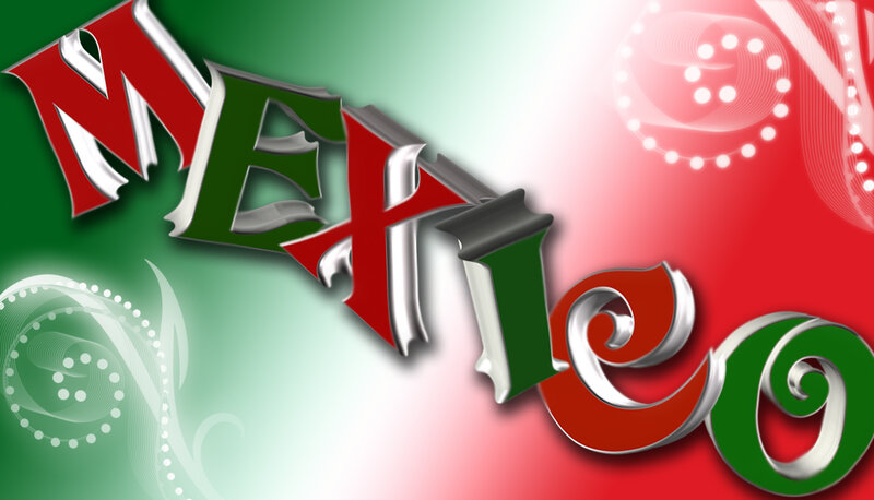 Mexico flag design
