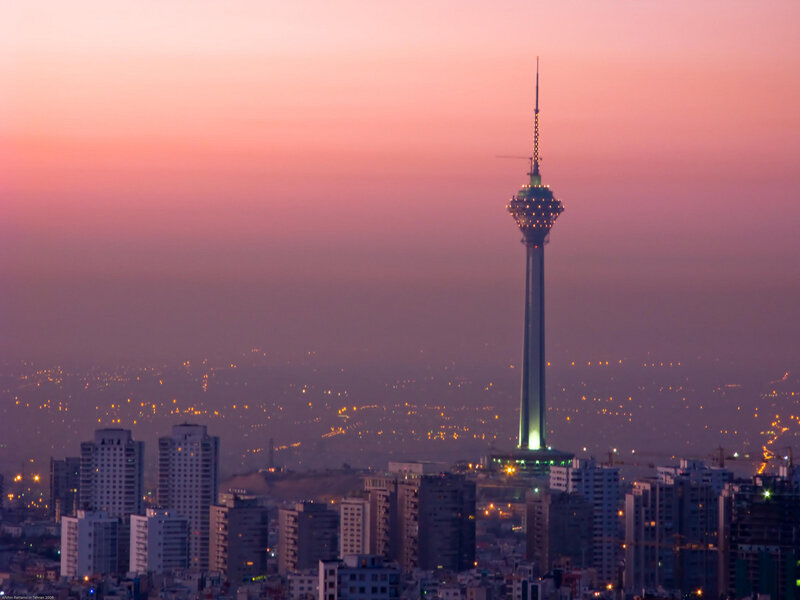 Meydan Tower at dusk