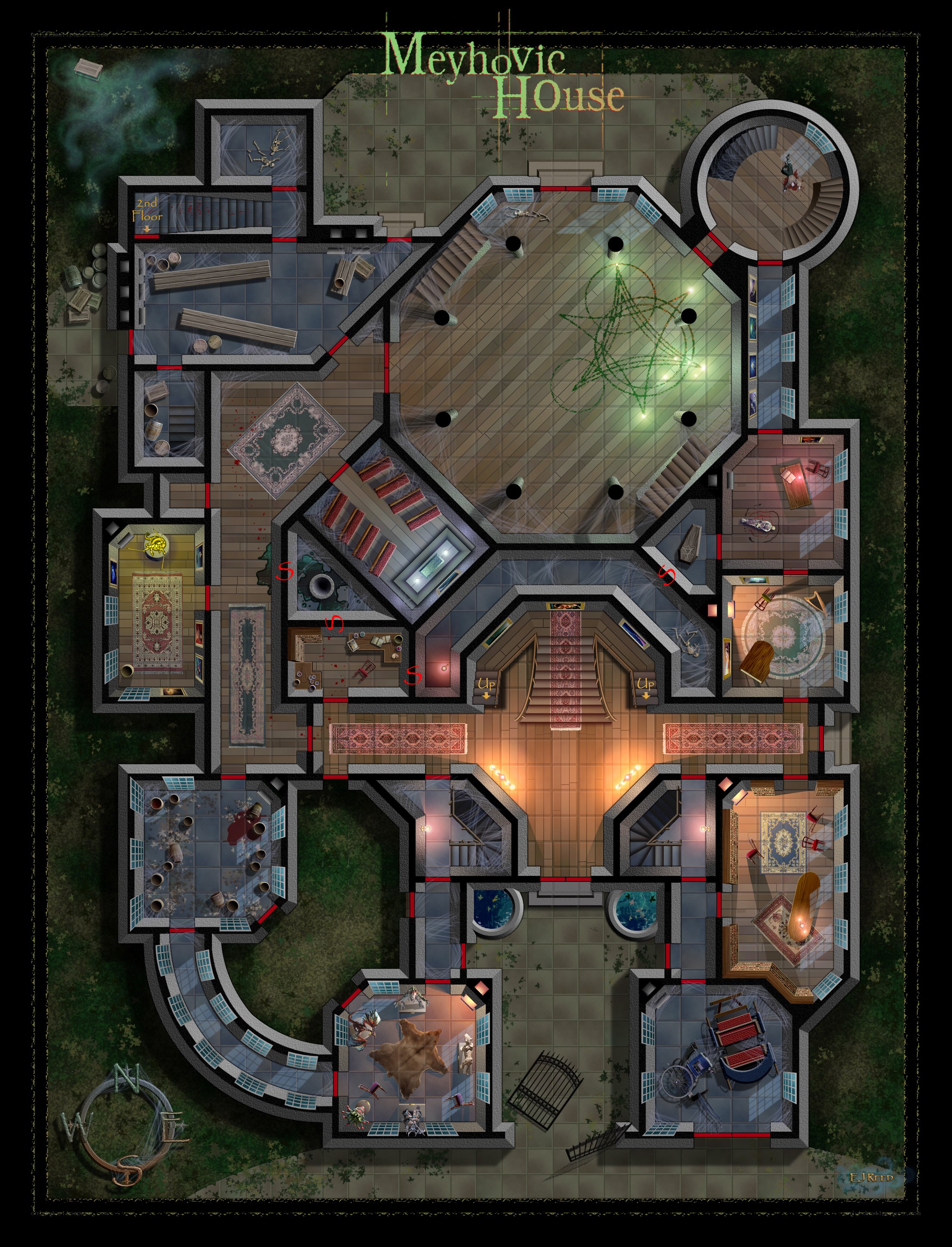 Meyhovic House floor plan