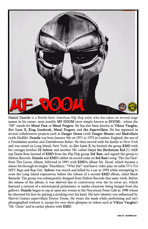 MF DOOM biography and photo