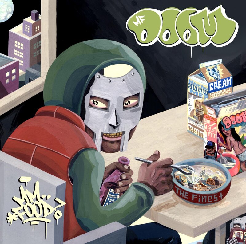 MF DOOM eating cereal