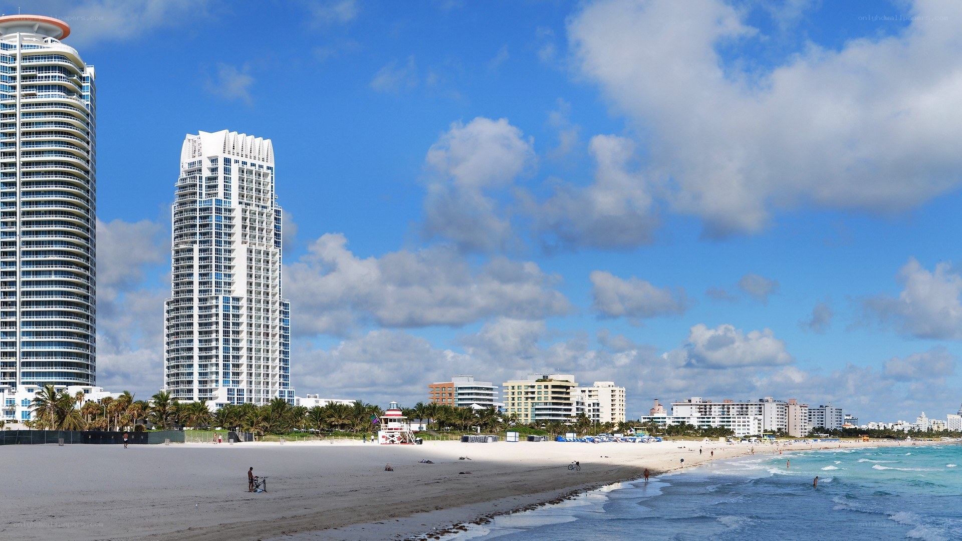 Miami Beach skyline with high-rises