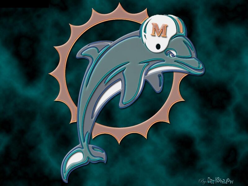 Miami Dolphins logo art