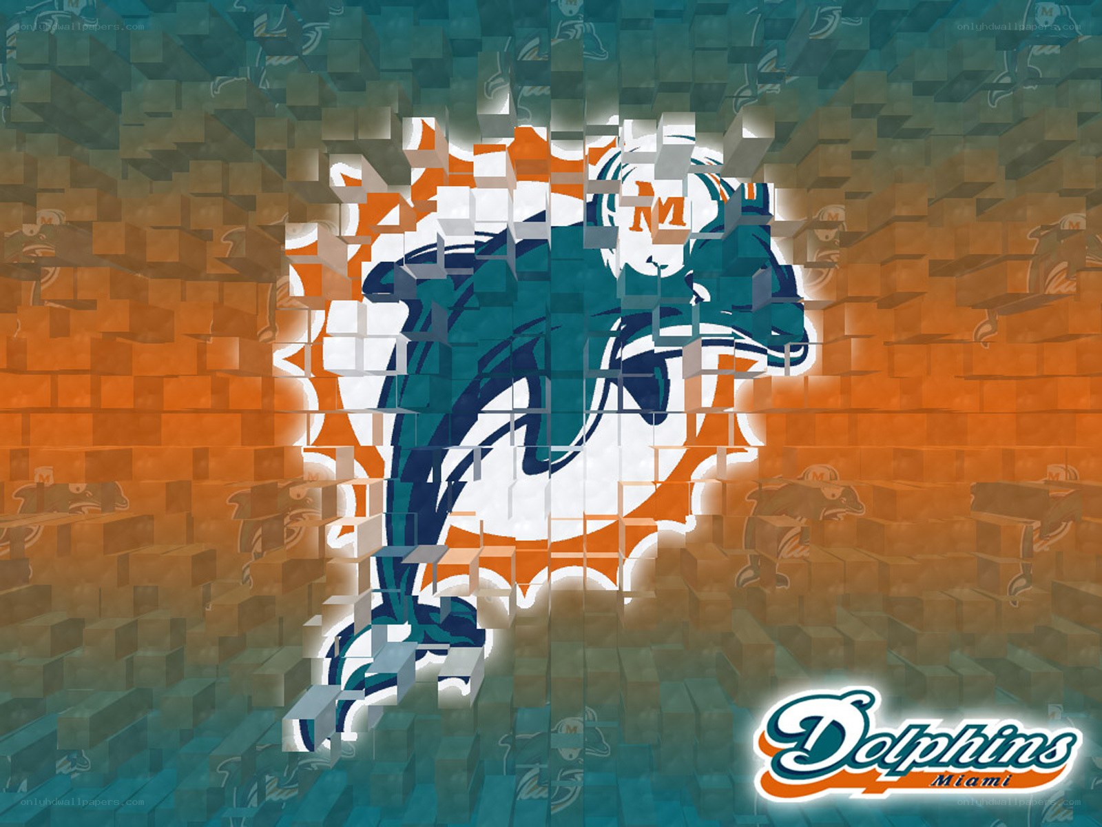 Miami Dolphins logo artwork