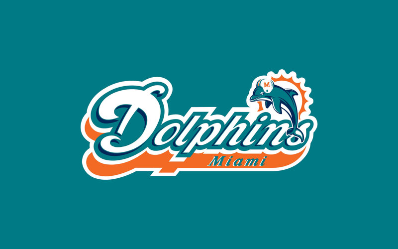 Miami Dolphins Logo — Teal, Bold