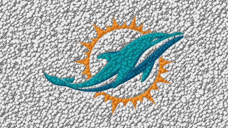 Miami Dolphins Logo — Teal