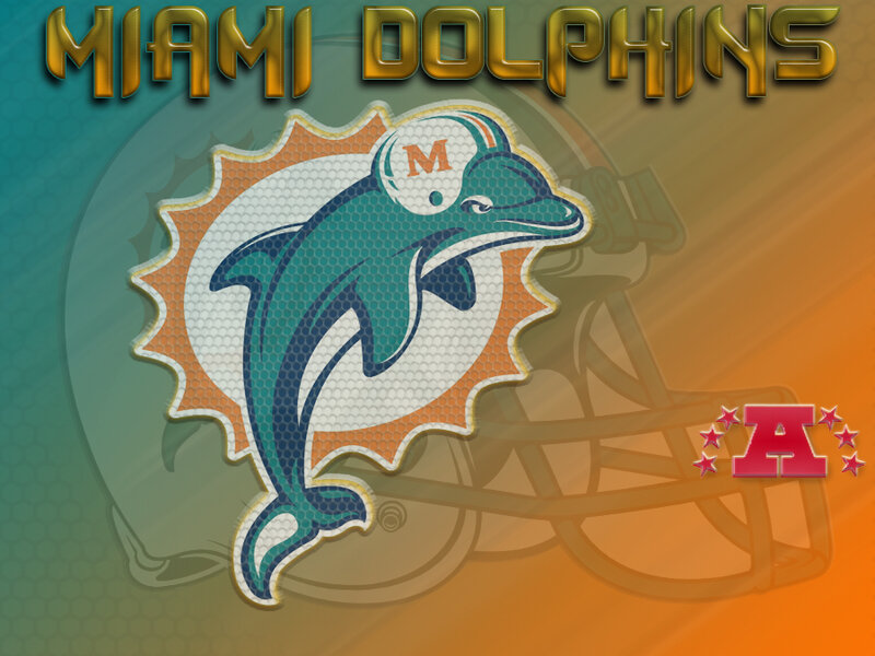 Miami Dolphins logo wallpaper