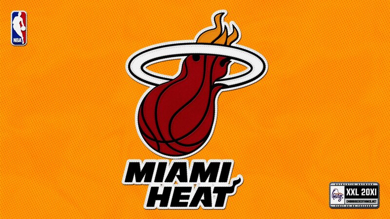 Miami Heat Logo — Orange