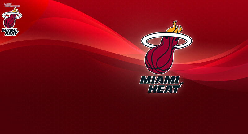Miami Heat Logo — Red, Dynamic