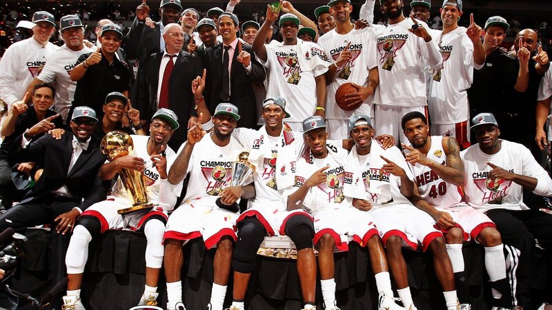 Miami Heat NBA championship team