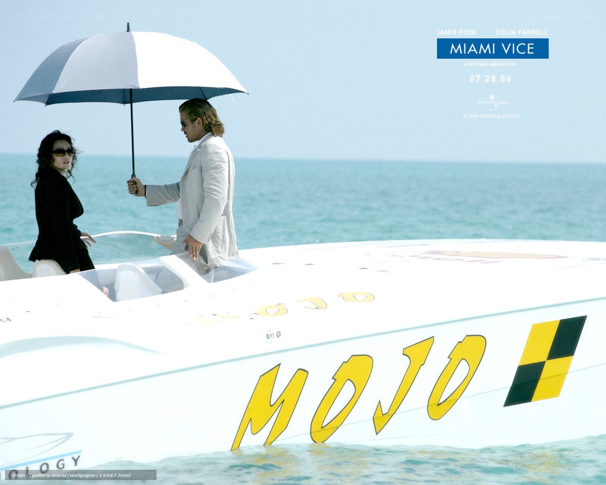Miami Vice movie scene